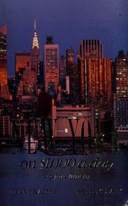 Cover of: New York on $1,000 a day: before lunch