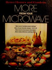 Cover of: More from your microwave