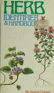 Cover of: Herb identifier and handbook