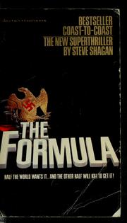 Cover of: The formula by Steve Shagan