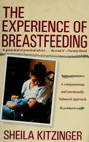 Cover of: The experience of breastfeeding