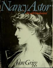 Cover of: Nancy Astor, a lady unashamed