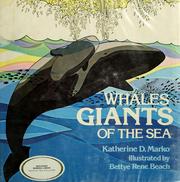Cover of: Whales, giants of the sea