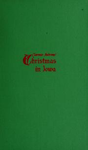 Cover of: Christmas in Iowa