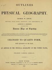 Cover of: Outlines of physical geography