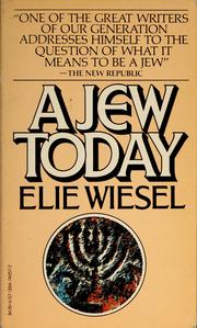 Cover of: A Jew today | Elie Wiesel
