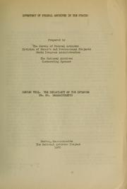 Cover of: Inventory of federal archives in the states by Survey of Federal Archives (U.S.)