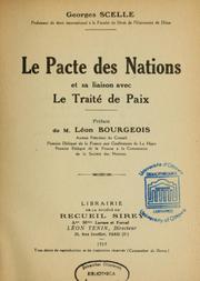 Cover of: L'élaboration du Pacte.  (The making of Covenant)