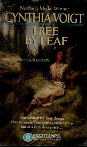 Cover of: Tree by leaf by Cynthia Voigt