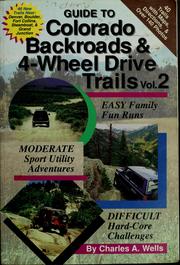 Cover of: Guide to Colorado backroads & 4-wheel drive trails