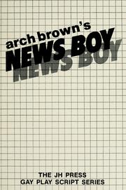 Cover of: News boy | Arch Brown