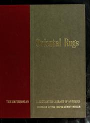 Cover of: Oriental rugs