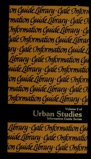 Cover of: Urban planning: a guide to information sources