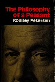 Cover of: The philosophy of a peasant