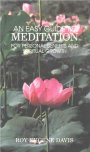 Cover of: An Easy Guide to Meditation