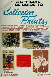 The official price guide to collector prints by Ruth M. Pollard