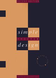 Cover of: Simple program design