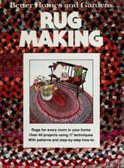 Cover of: Rug making
