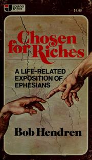 Cover of: Chosen for riches by Bob Hendren