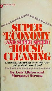 Cover of: Super economy (and super speed) house cleaning