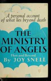 Cover of: The ministry of angels