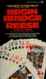 Cover of: Begin bridge with Reese