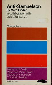 Cover of: Anti Samuelson Volume 2