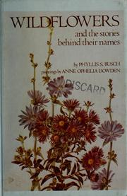 Cover of: Wildflowers and the stories behind their names