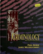 Cover of: Criminology by Piers Beirne
