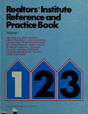 Cover of: Realtors institute reference and practice book. by National Association of Realtors.