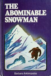 Cover of: The abominable snowman