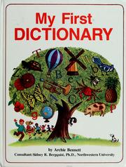 Cover of: The new color-picture dictionary for children by Archie Bennett