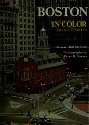 Cover of: Boston in color by Stewart Dill McBride