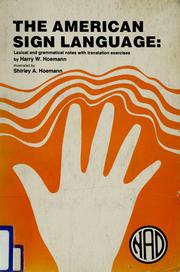 Cover of: American Sign Language by Harry W. Hoemann