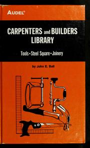 Cover of: Tools, steel square, joinery