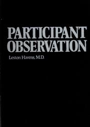 Cover of: Participant observation
