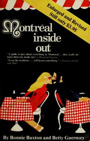 Cover of: Montréal inside out