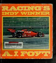 Cover of: Racing's Indy winner, A. J. Foyt