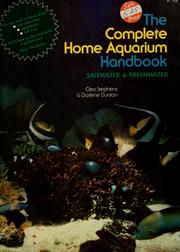 Cover of: The complete home aquarium handbook by Cleo Stephens
