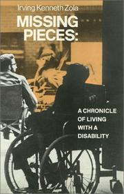Cover of: Missing Pieces by Irving Kenneth Zola