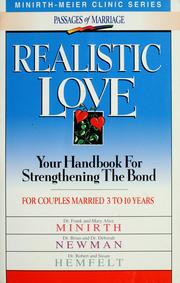 Cover of: Realistic love by Frank and Mary Alice Minirth ... [et al.].