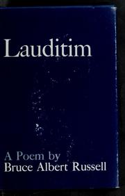 Cover of: Lauditim | Bruce Albert Russell