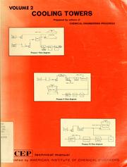 Cover of: Cooling towers by American Institute of Chemical Engineers., American Institute of Chemical Engineers.