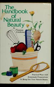 Cover of: The handbook of natural beauty by Virginia Castleton