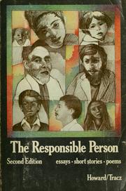 Cover of: The responsible person - titled in its first edition The responsible man: essays, short stories, poems