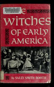 Cover of: The witches of early America