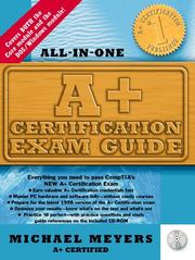 Cover of: A+ certification exam guide by Michael Meyers
