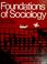 Cover of: Foundations of sociology