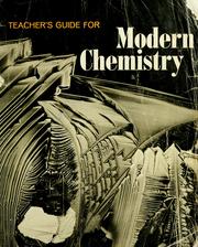 Cover of: Teacher's guide to Modern chemistry