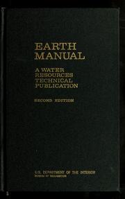 Cover of: Earth manual by H.E. Kisselman